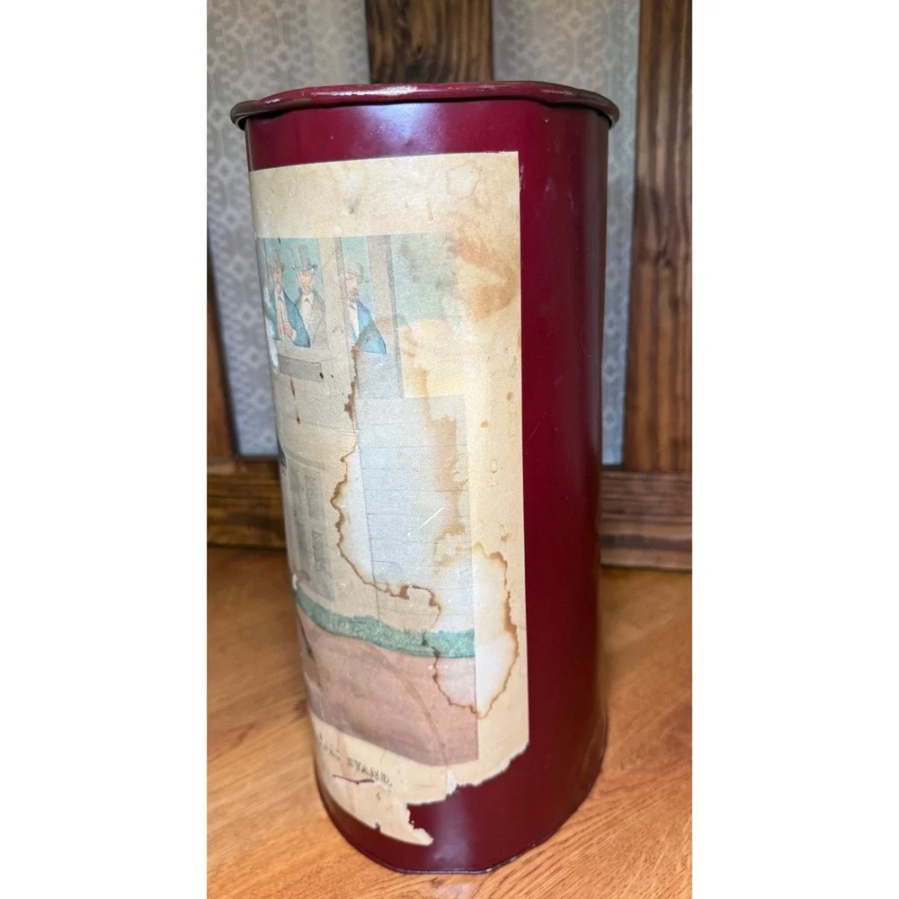 Vintage Keller-Charles Philadelphia Trotting Mare Lucy Metal‎ Wastebasket 1872
